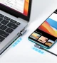 Кабель UGREEN US176 Right Angle USB-A to USB-C Cable 1m (Space Gray) - изображение 5