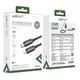 Кабель ACEFAST C23-01, USB to iP, 30W,1.2m, Nylon, Zinc alloy + TPE connectors, Black - изображение 2