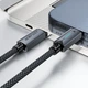Кабель ACEFAST C19-03, Type-C to Type-C, 60W, 1.2m, Nylon Braid, Aluminum Alloy connectors, Black - изображение 5