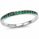 Кольцо серебряное дорожка с фианитами Silver Style 16.5 р. (10094.12 sku:2300103284801) - изображение 1