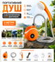 Походный душ с аккумулятором и LED дисплеем 2 м шланг портативный насос - изображение 1