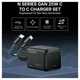 Мережевий зарядний пристрій UGREEN X517 25 Вт USB-C PD/QC з кабелем Type-C чорний - изображение 9