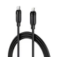 Кабель ACEFAST C16-05, USB to iP, 30W, 2m,TPU, TPU connectors, Black (6974316286288) - изображение 6