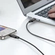 Кабель ACEFAST C16-05, USB to iP, 30W, 2m,TPU, TPU connectors, Black (6974316286288) - изображение 9