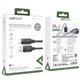 Кабель ACEFAST C16-04, USB to Type-C, 3A, 1.2m ,TPE, TPU connectors, Black (6974316283812) - изображение 2