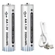 Акумуляторні батарейки АА Kingtianli 2 шт. з роз'ємом Type-C на 1.5V/3500 mAh (VS7007443) - изображение 1