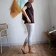 Лосины-бриджи женские 50 серый меланж LD2-Melanzh-50 Ladan - изображение 2