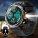 Смарт часы S100 мужского стиля LIGE ударопрочный outdoor smartwatch с фонариком, Bluetooth звонками, пульсометром - изображение 1