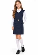 Сарафан школьный SUZIE МОРИН мемори cotton 140 см синий - изображение 1