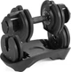 Гантель регульована Gymtek G-42791 1,5–18 кг Чорна (5905884427910) - зображення 10