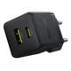 Мережевий зарядний пристрій на 30W Baseus Palm Fast Charger (USB-A, Type-C, QC3.0, PD3.0). Black - зображення 3