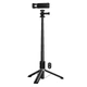 Штатив HOCO K101 Prestigio multifunctional tripod Black (6942007673952) - изображение 1