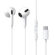 Наушники проводные Baseus Encok Wired C17 (Type-C) white (NGCR010002) - изображение 1
