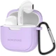 Беспроводные TWS наушники Borofone BW29 Case Taro Purple - изображение 1