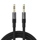 Аудіокабель AUX Acefast J10 3.5mm - 3.5mm 1.2m Black - зображення 1