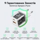 Мережевий зарядний пристрій на 30W Baseus Palm Fast Charger (USB-A, Type-C, QC3.0, PD3.0). White - зображення 6
