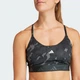 Топ Adidas Aeroreact Training Light-Support Techfit bra HZ1548 grey camo XS - изображение 1