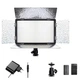 Комплект LIGHT S LED видеосвет Teyeleec N-520PRO 37Вт, сетевой адаптер 220 В, аккумулятор NP-F550 и зарядное устройство - изображение 1