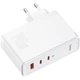 Мережевий зарядний пристрій Baseus GaN5 Pro Fast Charger 2C+U Type-C cable 140W White CCGP100202 - изображение 3