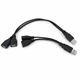 USB-разветвитель 1 на 2 USB-A Male — 2×USB-A Female для питания и передачи данных, 15 и 30 см, 2 шт. - изображение 1