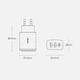 Мережевий зарядний пристрій Baseus Compact Quick Charger 30W Black CCXJ-E01 - изображение 10