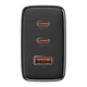 Мережевий зарядний пристрій Baseus Cube Pro Fast Charger 2C+U 65W Black P10152301113-00 - изображение 7