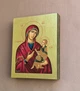 Греческая писаная икона Божией Матери Одигитрия (Путеводительница) 9×11,5 см - изображение 3