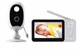 Беспроводная видеоняня на аккумуляторе Baby Monitor T8X до 3 дней работы, цифровая радионяня с цветным экраном 4.3, ночным видением, двусторонней связью и дальностью до 300 м - изображение 1