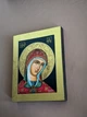 Писаная греческая икона Пресвятой Богородицы 15×19 см - изображение 4