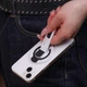 Магнітний тримач MagSafe 2в1 для телефону з подвійним магнітом, кільце-тримач, складана підставка, пластиковий, сірий - зображення 4