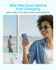 Сетевое зарядное устройство Anker Zolo Charger 50W, 2xUSB-C & 2xUSB-A White (A121EG21) - изображение 5