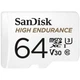 Карта памяти SanDisk 64GB microSDXC class 10 UHS-I U3 V30 High Endurance - изображение 1