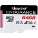 Карта пам'яті Kingston 64GB microSDXC class 10 UHS-I U1 A1 High Endurance - зображення 1