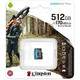 Карта пам'яті Kingston 512GB microSDXC сlass 10 UHS-I U3 V30 A2 Canvas Go Plus G4 - зображення 3