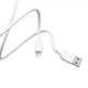 Кабель BOROFONE BX14 USB to iP 2.4A, 1m, PVC, TPE connectors, White - изображение 4