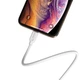 Кабель BOROFONE BX14 USB to iP 2.4A, 1m, PVC, TPE connectors, White - изображение 5