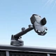 Автотримач для телефона ACEFAST D57 one-key lock car holder for dashboard Black - изображение 7
