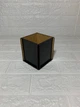 Настольный органайзер для канцелярии из ХДФ 90×90×100 мм, подставка для ручек и карандашей, черный - изображение 6