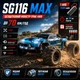 Машинка на радіокеруванні SG116 MAX 1:16 4WD до 80 км/год — RC Monster Truck для дрифту та бездоріжжя, радіокерований автомобіль - зображення 1