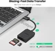 Кардидер Ugreen CR127 USB 3.0 2-слота SD/TF Card Black (UGR-20250) - изображение 4