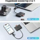 Кардидер Ugreen CM812 4-in-1 USB 3.0 4-in-1, OTG USB-C/USB-A, SD/TF Black (UGR-45167) - изображение 5