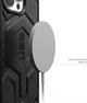 Чехол противоударный UAG Monarch Pro MagSafe (Original) для iPhone 16 Pro (6.3") Carbon Fiber Red 1144911F4242 - изображение 5