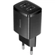 Мережевий зарядний пристрій Baseus Compact Charger 2U 10.5W EU Black - зображення 1