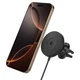 Беспроводная автомобильная зарядка Spigen OneTap Pro 4 MagSafe Car Mount Charger Black Wireless / AirVent (ACP08542) - изображение 2