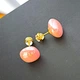 Жіночі сережки "Квадратики" 1.2 см jewelry Нюдові - зображення 5