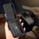 Кожаный чехол OLGE с держателем для карточек для Xiaomi 14T Черный - изображение 8