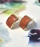 Женские сережки "Дуги" 1.2см jewelry Терракотовые - изображение 9