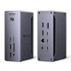Док-станция UGREEN U710 Revodok Max 213 Thunderbolt 4, 13-в-1, 40 Гбит/с, 2x4K@60Hz/1x8K, 90W PD, 2.5GbE, серая - изображение 1