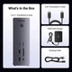 Док-станция UGREEN U710 Revodok Max 213 Thunderbolt 4, 13-в-1, 40 Гбит/с, 2x4K@60Hz/1x8K, 90W PD, 2.5GbE, серая - изображение 2