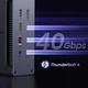 Док-станция UGREEN U710 Revodok Max 213 Thunderbolt 4, 13-в-1, 40 Гбит/с, 2x4K@60Hz/1x8K, 90W PD, 2.5GbE, серая - изображение 5